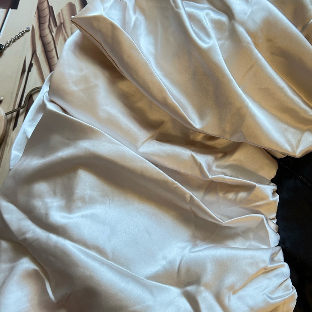 Windsor Black and White Strapless Dress - Picture 6 of 8